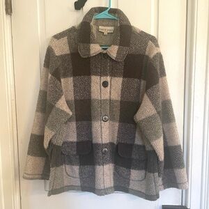 David Dart Sport Women's Plaid Shacket Size Medium